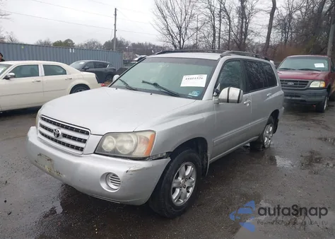 2002 Toyota Highlander V6 z USA, uszkodzony, nr VIN JTEHF21AX20047488